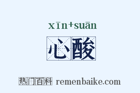 心酸是什么意思的图片
